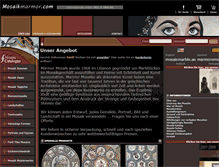 Tablet Screenshot of mosaikmarmor.com